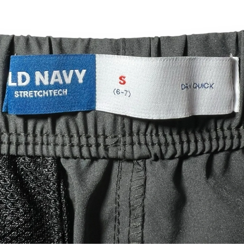 Old Navy Boy’s StretchTech Jogger Shorts Grey Size Small 6/7